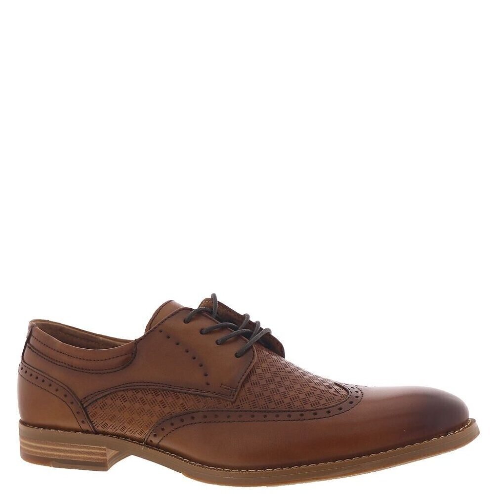 Stacy Adams NEW Men "Fallon" wing tip oxford shoe sz 9 BNWT flaw*missing insole